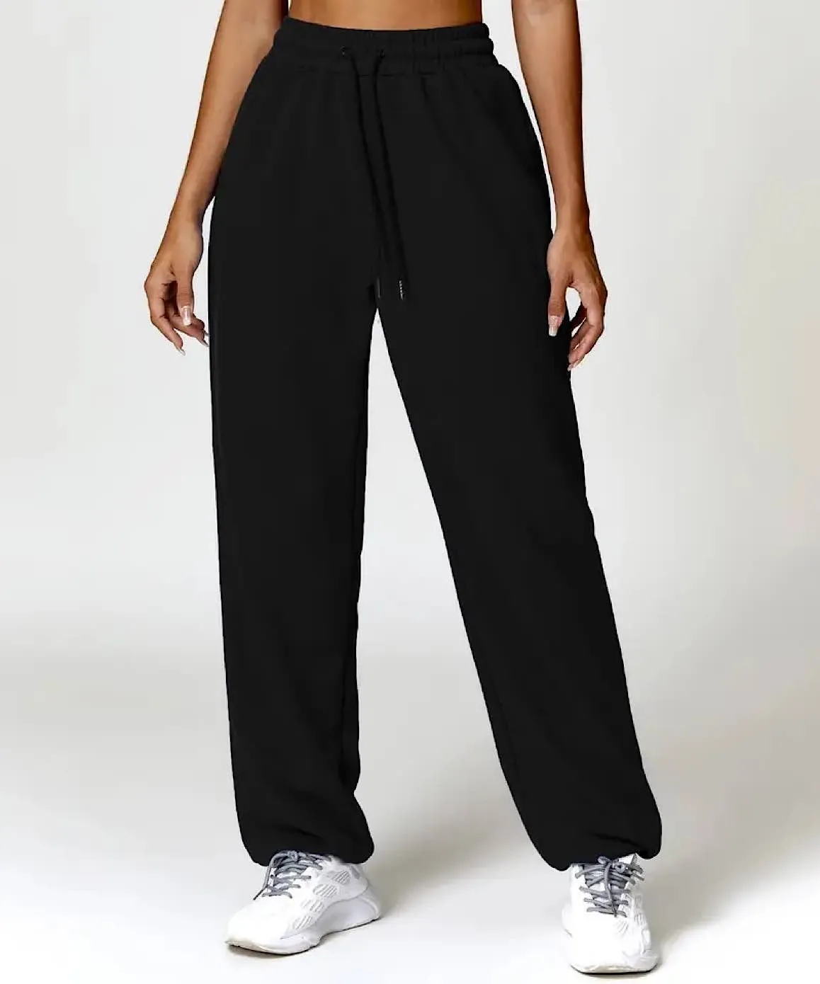 High Waisted Elastic Loose Sweatpants