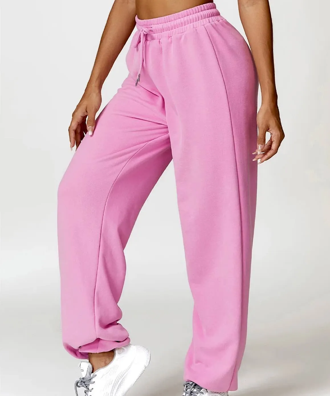 High Waisted Elastic Loose Sweatpants