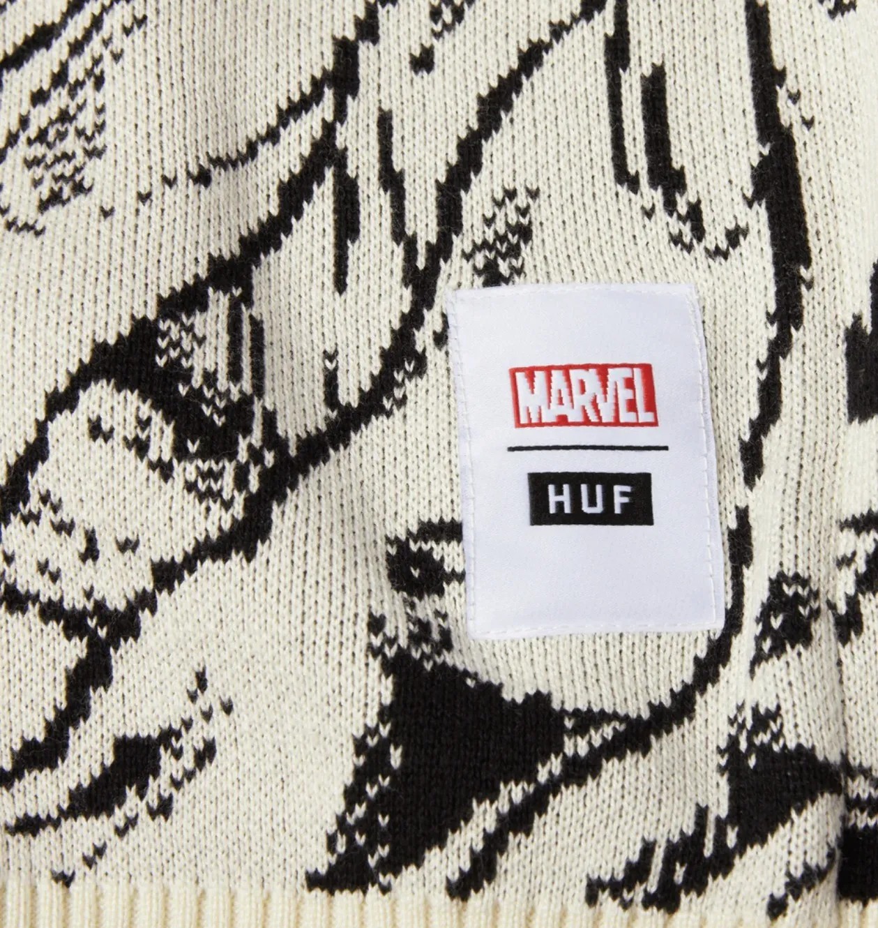 HUF  |Pullovers Street Style Collaboration Long Sleeves Logo