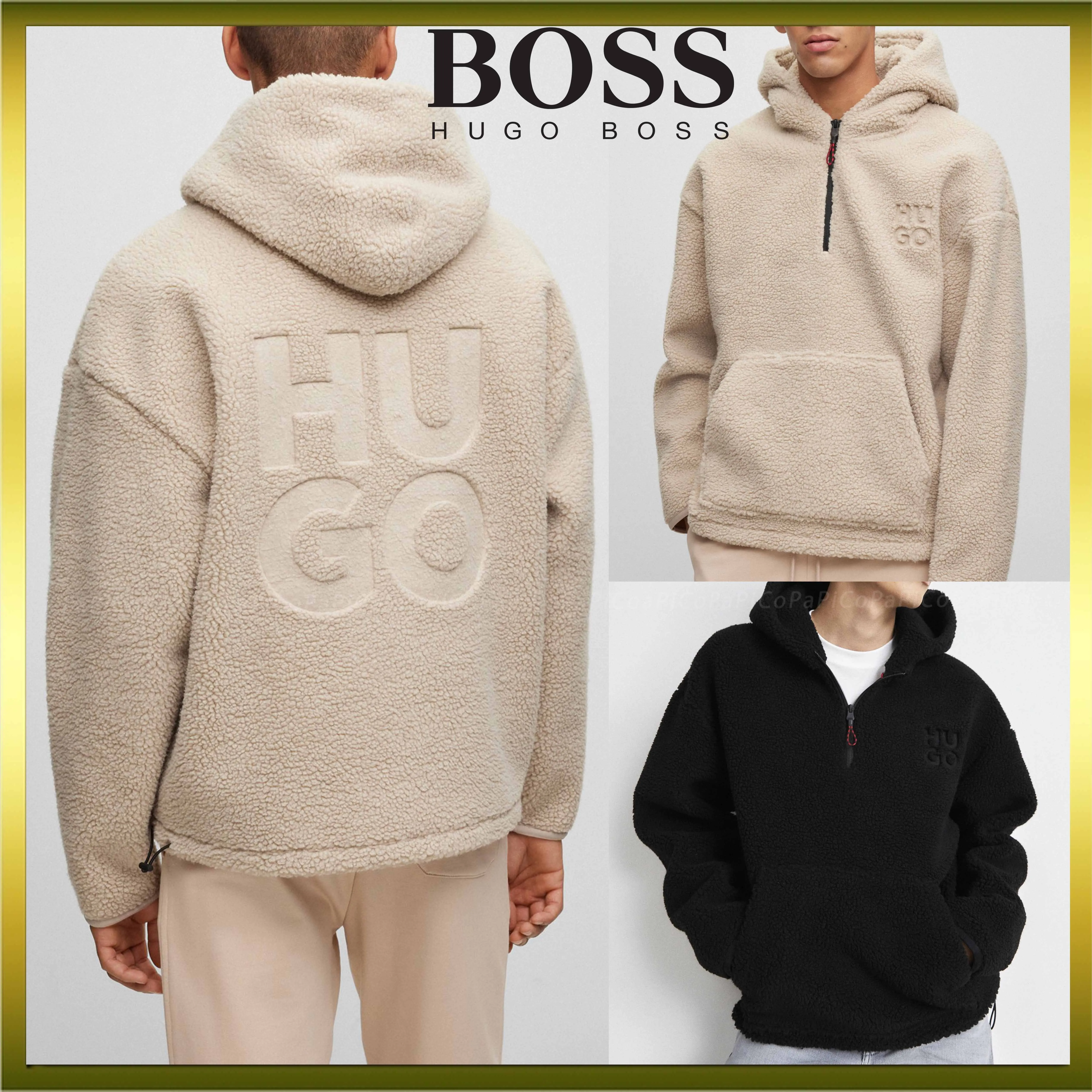 Hugo Boss  |Pullovers Unisex Sweat Street Style Long Sleeves Oversized