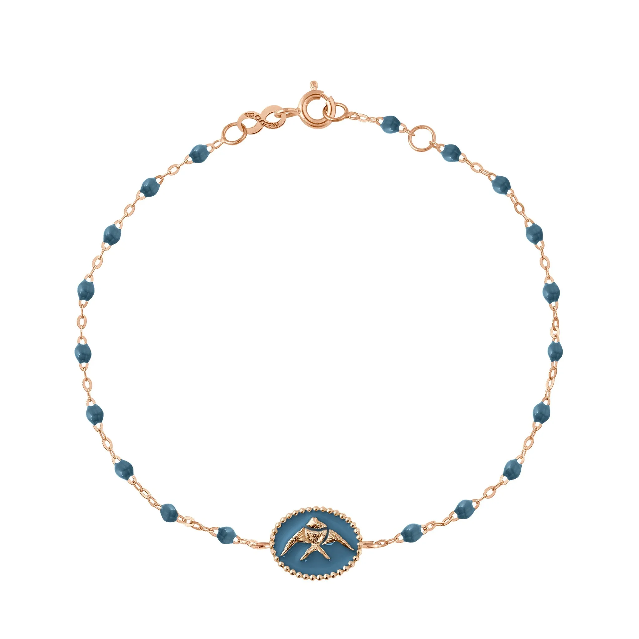 Jeans Angelfish Bracelet, Rose Gold, 6.7