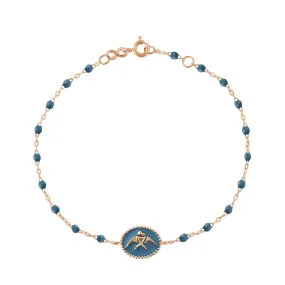 Jeans Angelfish Bracelet, Rose Gold, 6.7