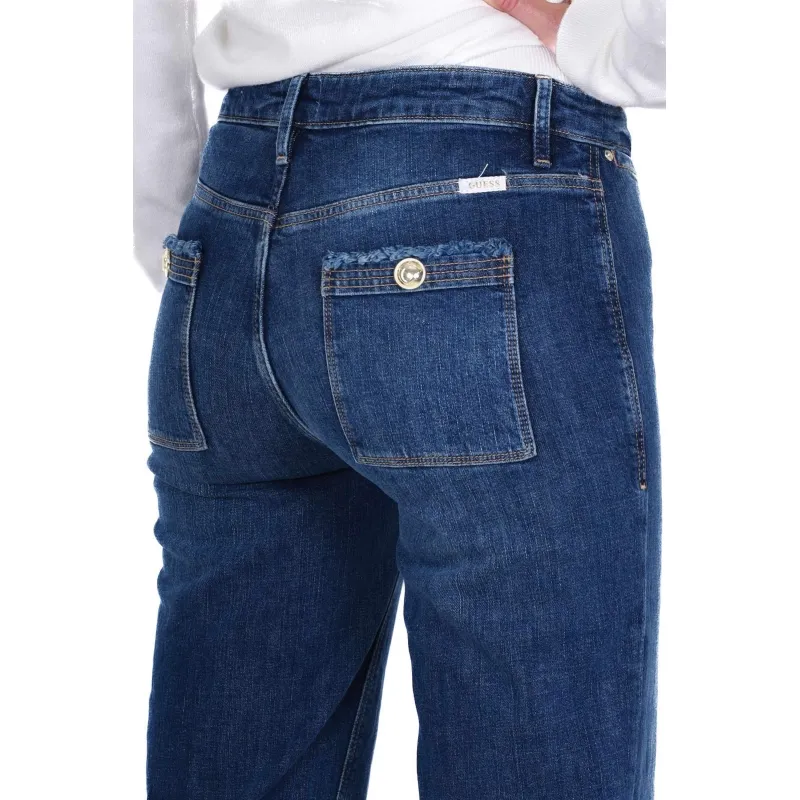 JEANS BOOT CUT IN DENIM STRETCH, BLU