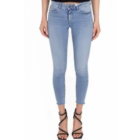 JEANS SKINNY IN DENIM, AZZURRO