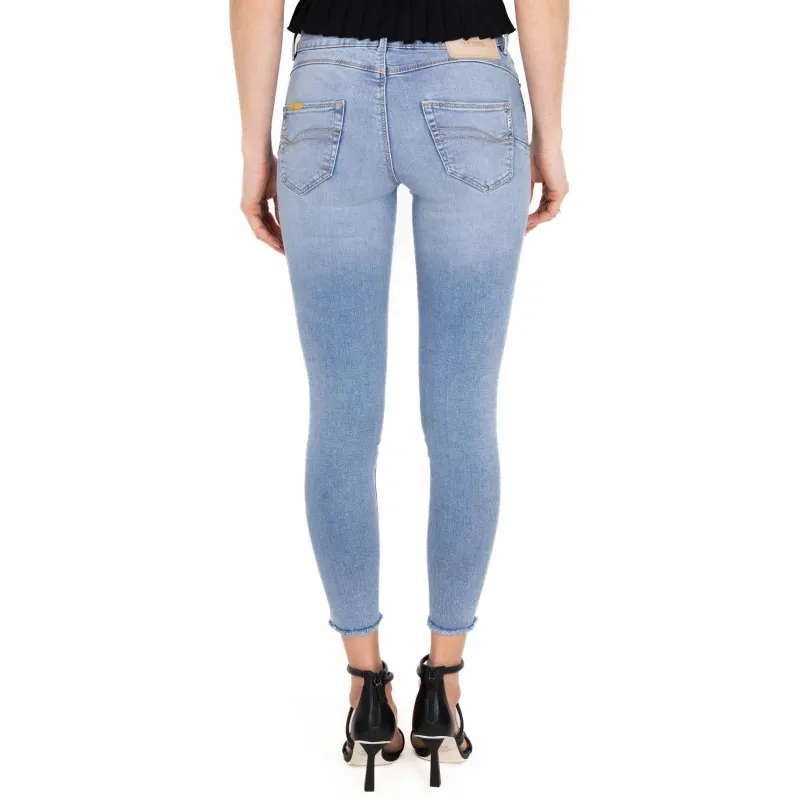 JEANS SKINNY IN DENIM, AZZURRO