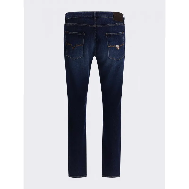 JEANS SKINNY IN TELA DENIM LAVAGGIO SCURO, BLU