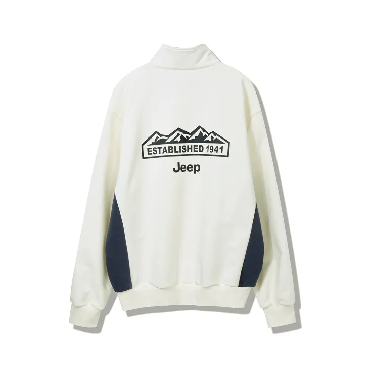 JEEP  |Unisex Long Sleeves Logo Sweatshirts