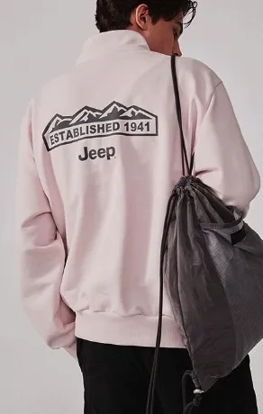 JEEP  |Unisex Long Sleeves Logo Sweatshirts