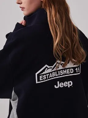 JEEP  |Unisex Long Sleeves Logo Sweatshirts