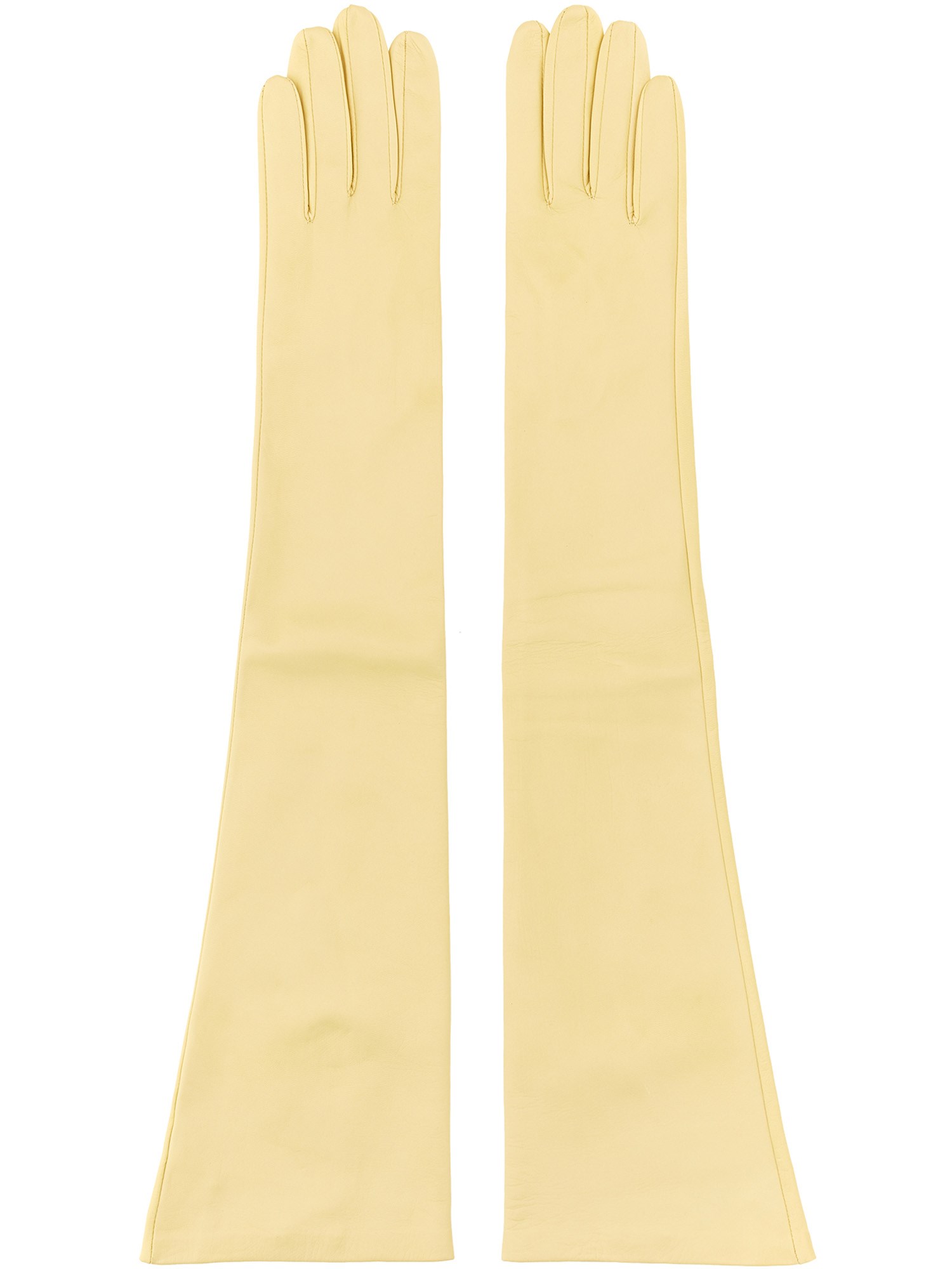 JIL SANDER    LONG LEATHER GLOVES