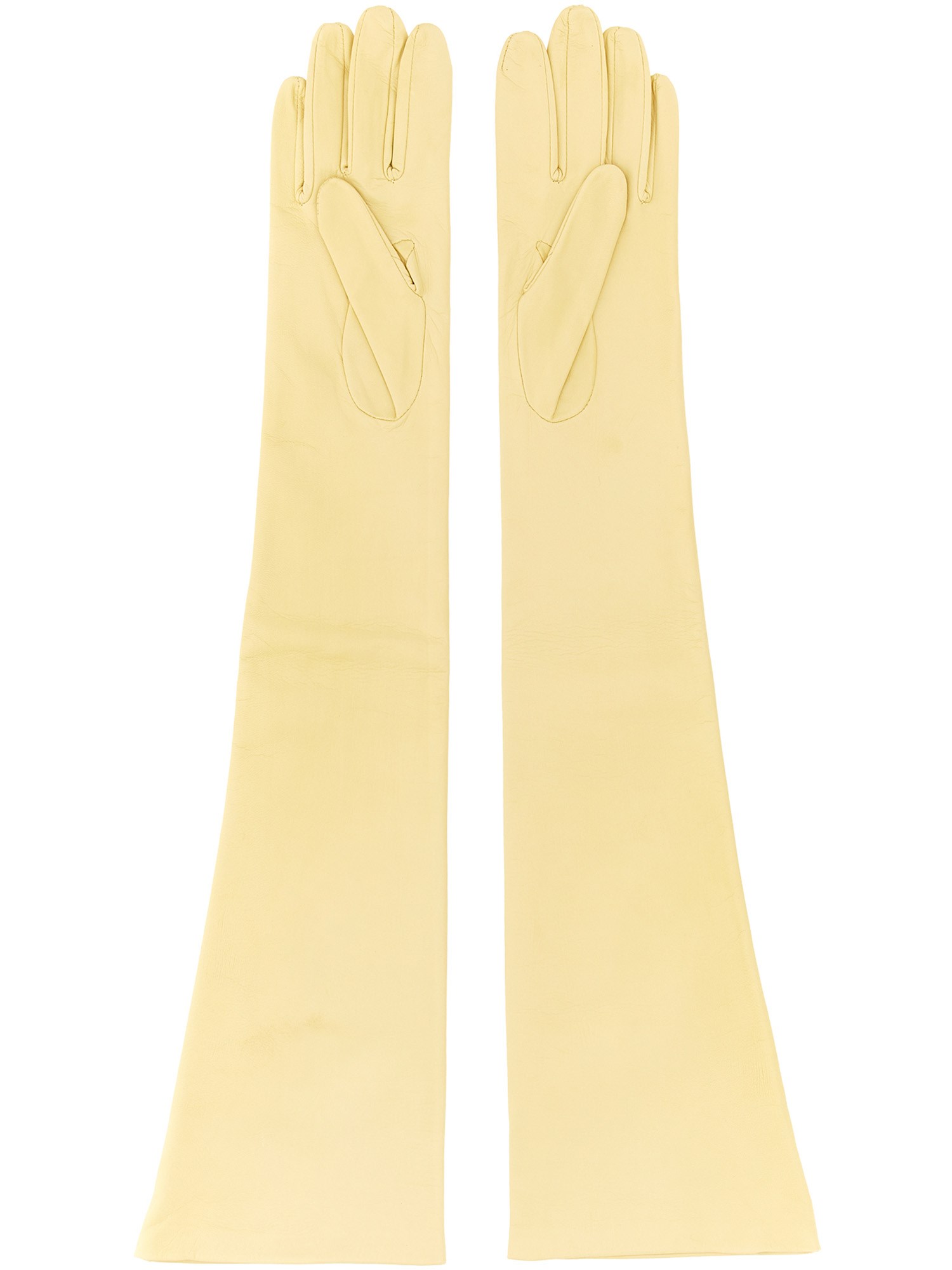 JIL SANDER    LONG LEATHER GLOVES