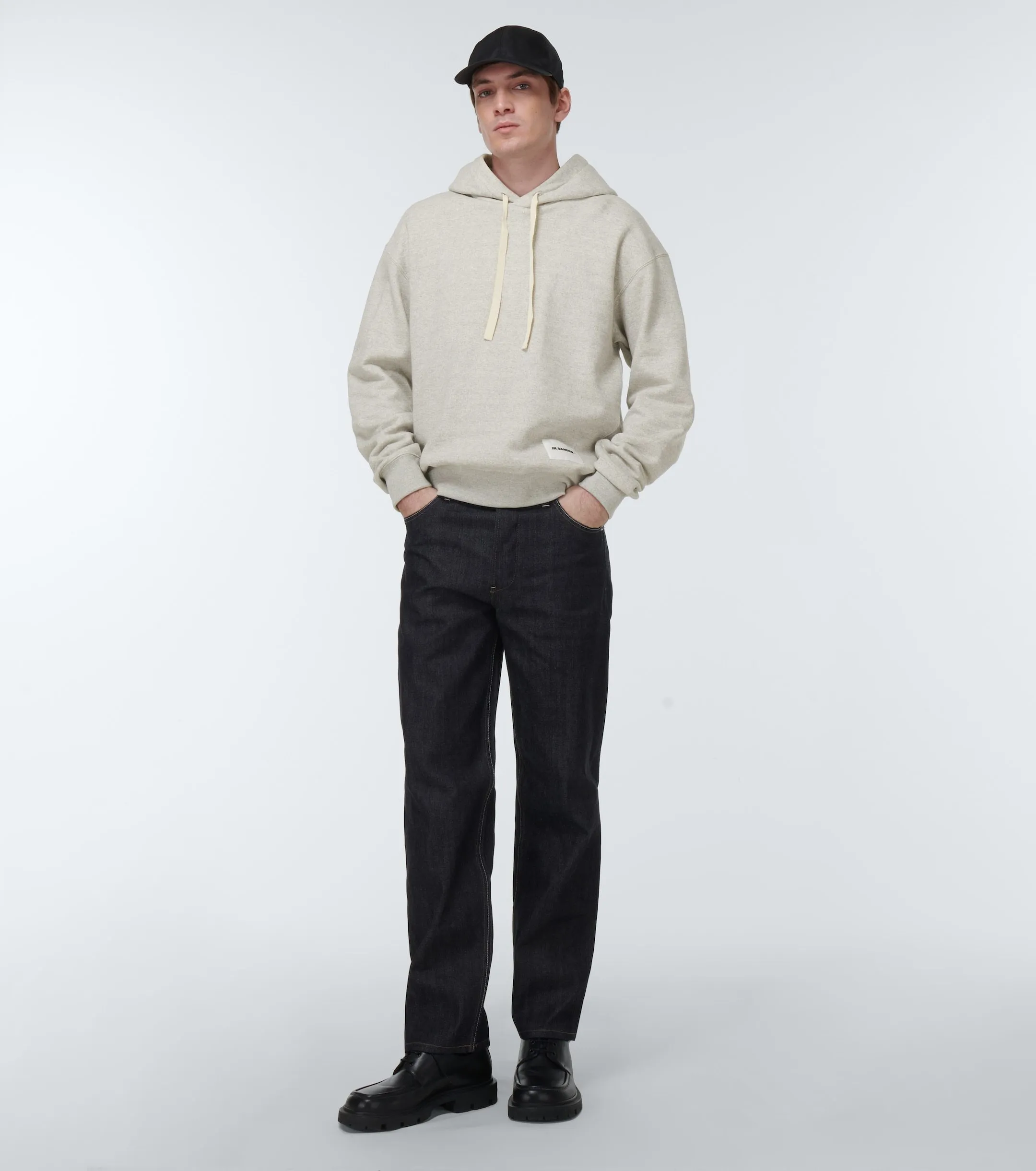 Jil Sander  |Pullovers Street Style Long Sleeves Plain Cotton Logo