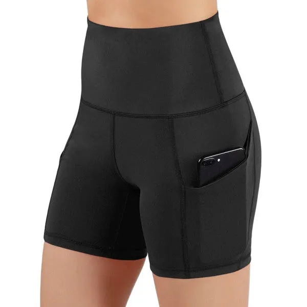 Jolie High Waisted Compression Athletic Shorts