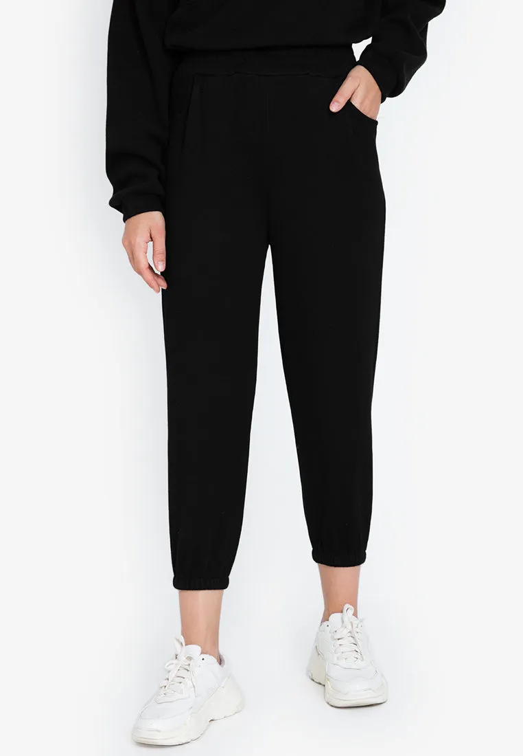 JONI RIBBED JOGGER PANTS