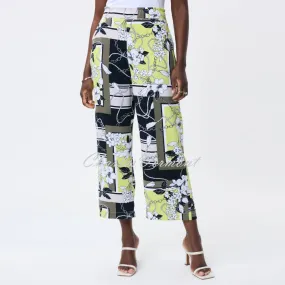 Joseph Ribkoff Patchwork Wide Leg Trouser - Style 231199