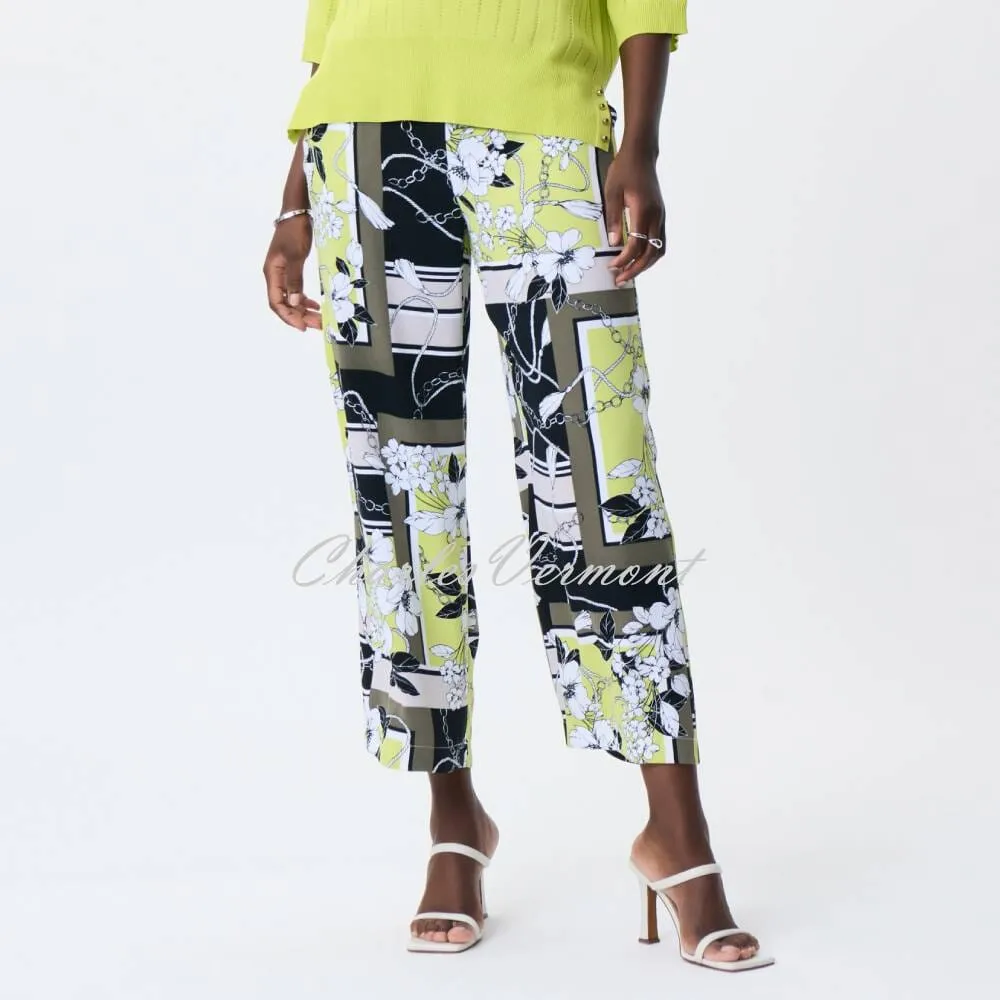 Joseph Ribkoff Patchwork Wide Leg Trouser - Style 231199