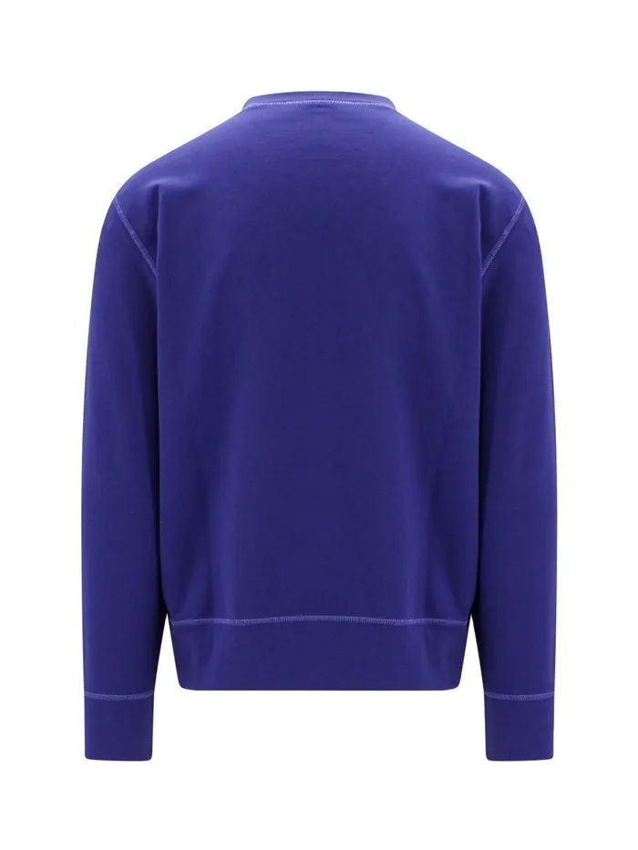 Kiton  |Long Sleeves Cotton Logo Sweatshirts