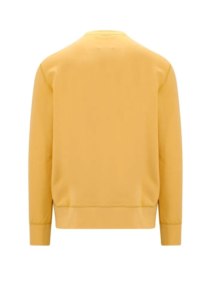 Kiton  |Long Sleeves Cotton Logo Sweatshirts