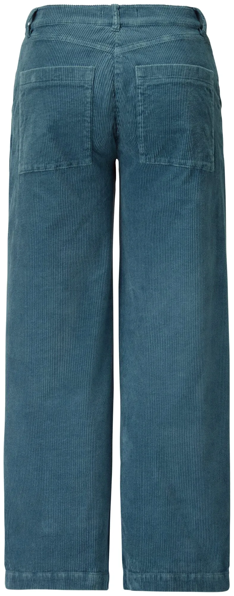 Ladies corduroy pants wide leg, Blue-gray | Manufactum