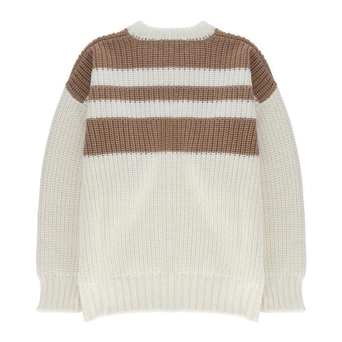 LARDINI  |Unisex Long Sleeves Plain Sweaters