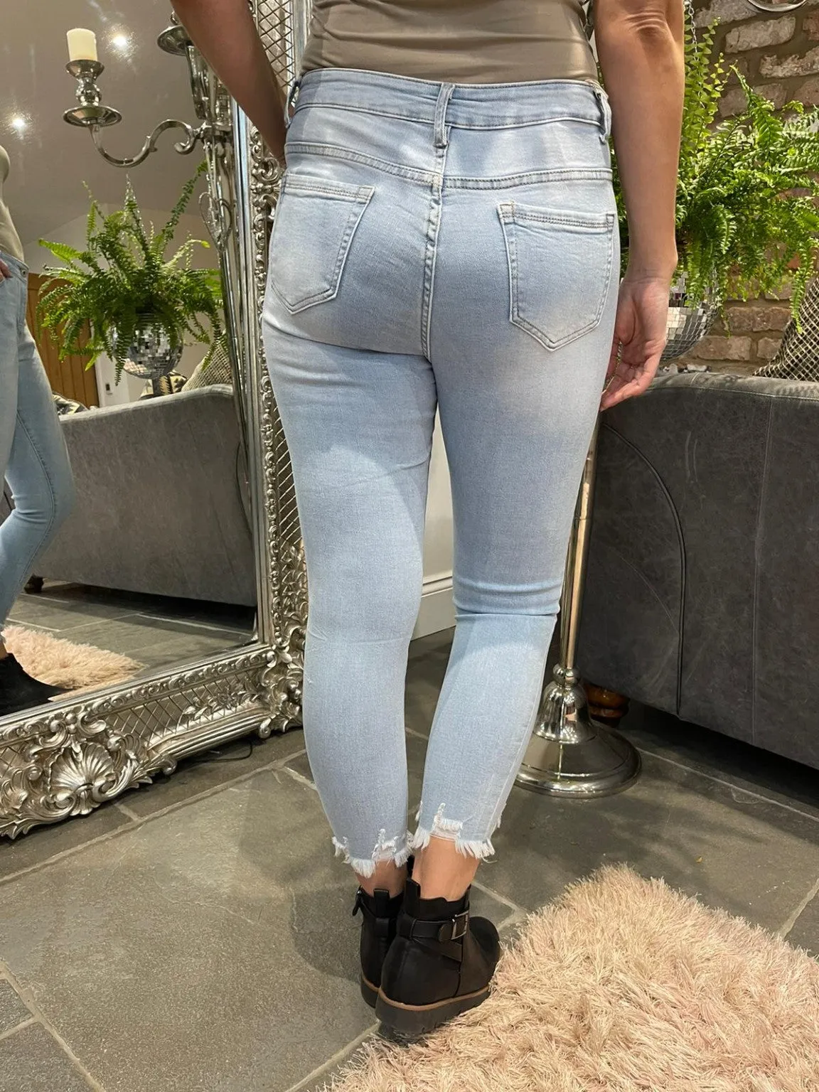 Light Denim Skinny Jeans