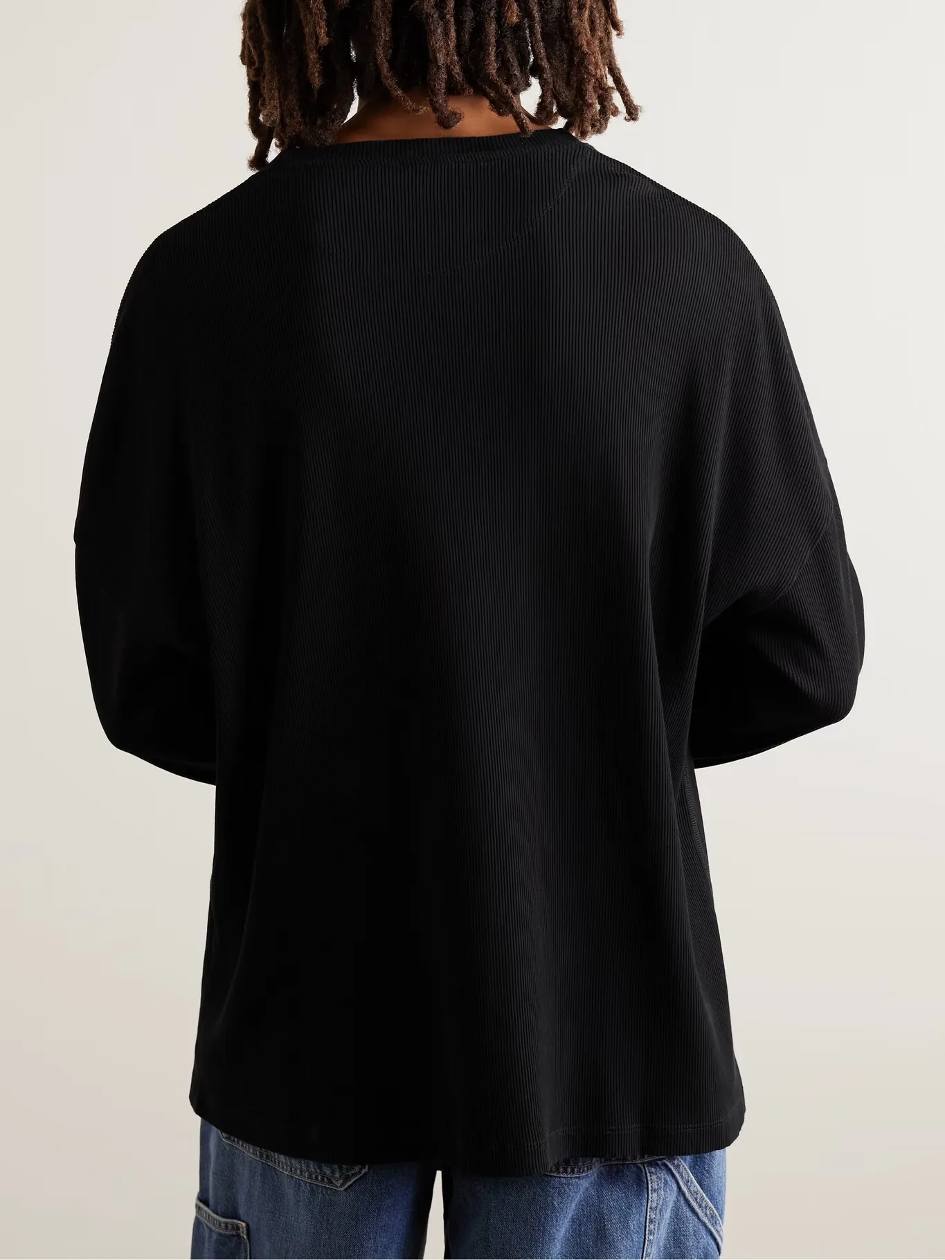 LOEWE  |Crew Neck Pullovers Unisex Long Sleeves Plain Cotton