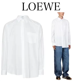 LOEWE  |Long Sleeves Cotton Luxury Shirts