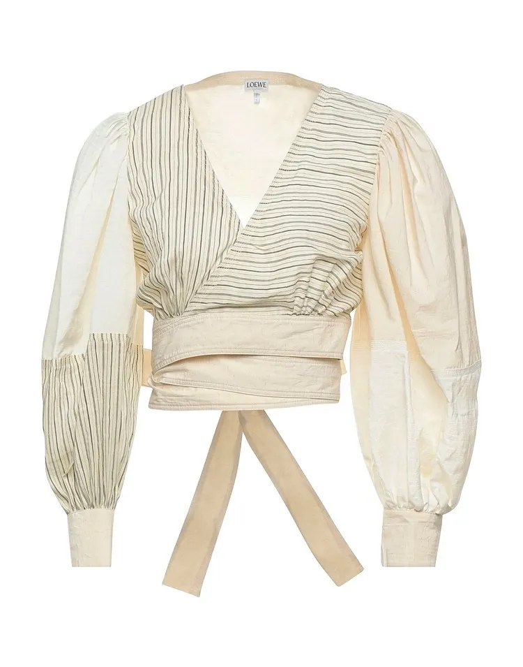 LOEWE  |Stripes Long Sleeves Shirts & Blouses