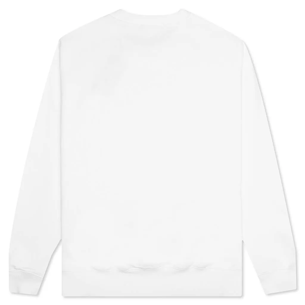 Lucky Painter Sweat - White/Bonsai