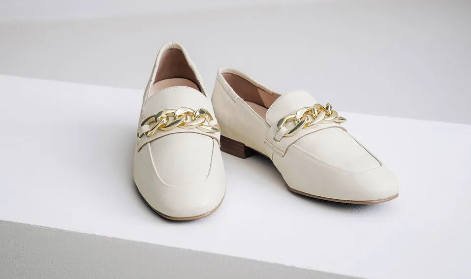 Lyon Loafers, Cream