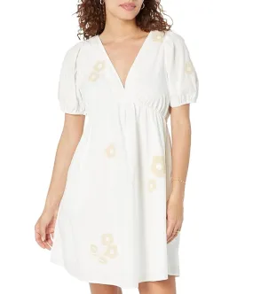 Madewell Annamarie Embroidered Mini Dress