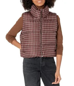 Madewell Plaid Puffer Vest