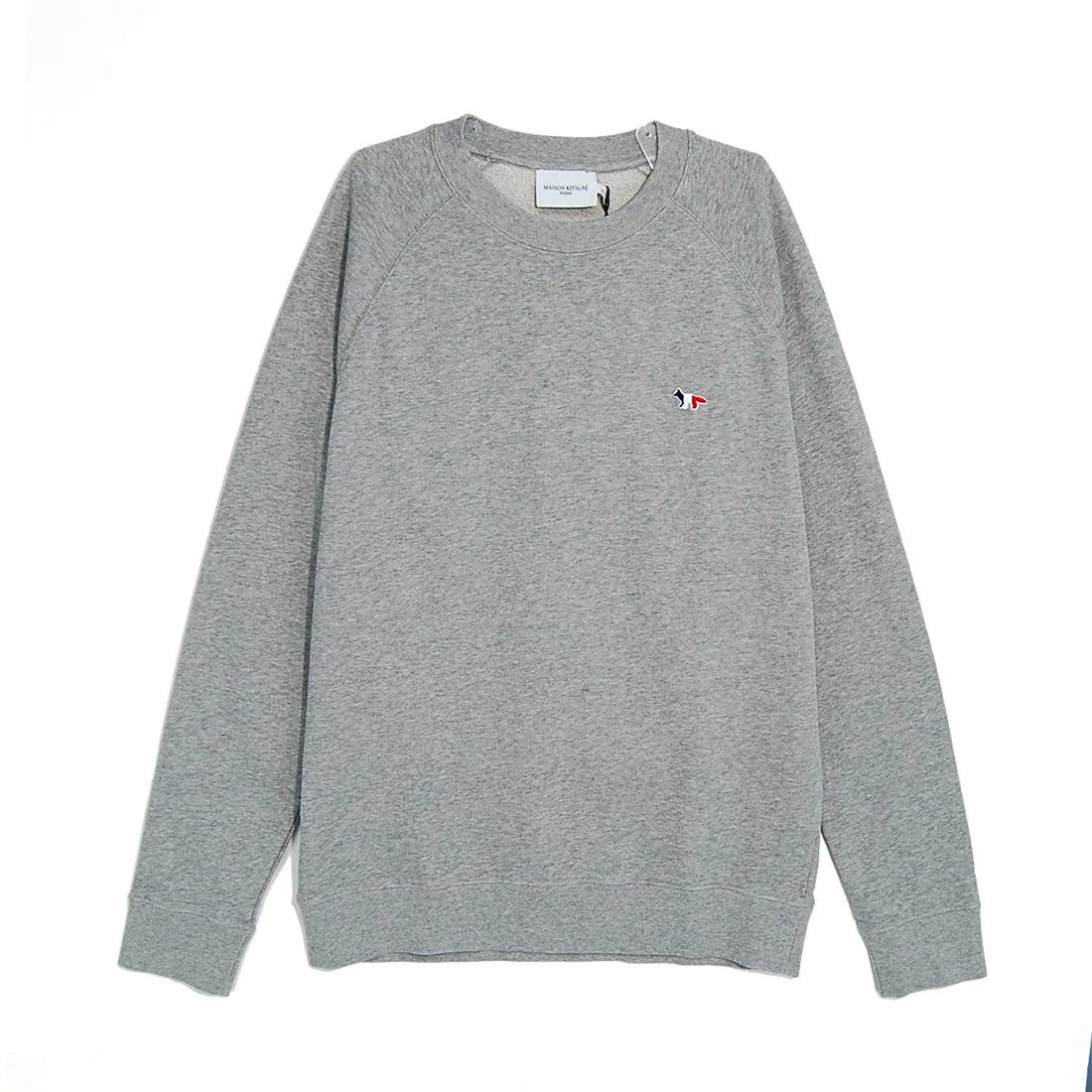 MAISON KITSUNE  |Pullovers Unisex Street Style U-Neck Long Sleeves Cotton