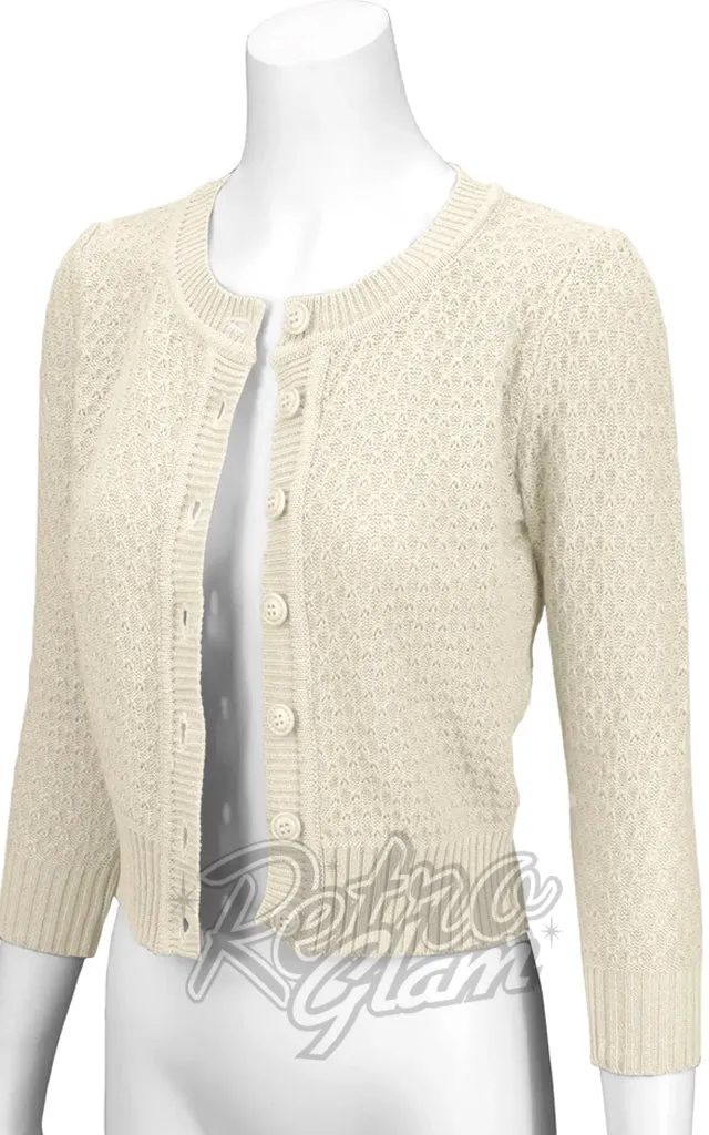 Mak Textured Cardigan in Oatmeal