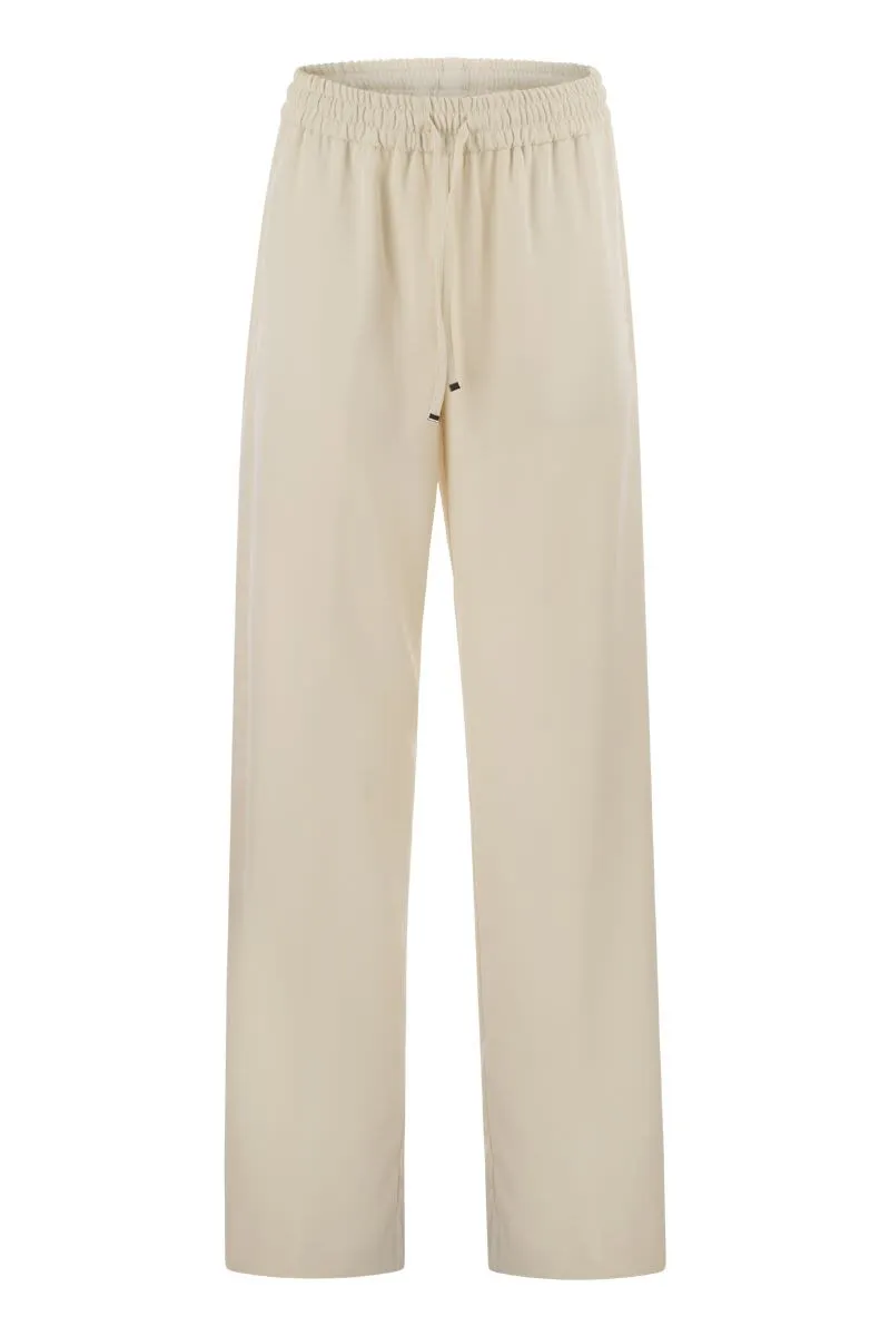 MARISOL - GABARDINE JOGGER TROUSERS