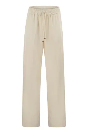 MARISOL - GABARDINE JOGGER TROUSERS