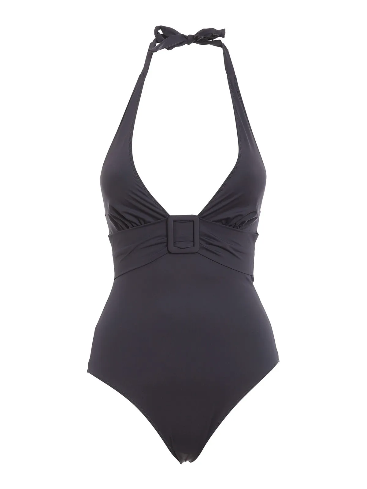 Max Mara Buckle Detailed One Piece Swimsuit