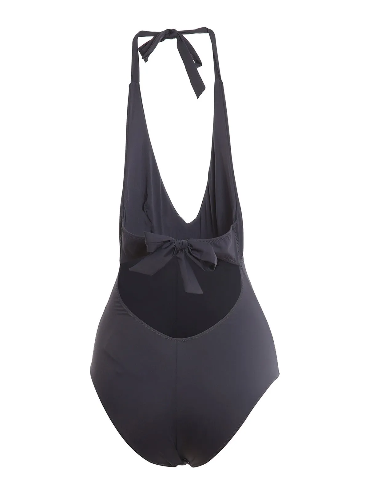 Max Mara Logo Detailed Sleeveless Swimsuit