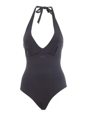 Max Mara Logo Detailed Sleeveless Swimsuit