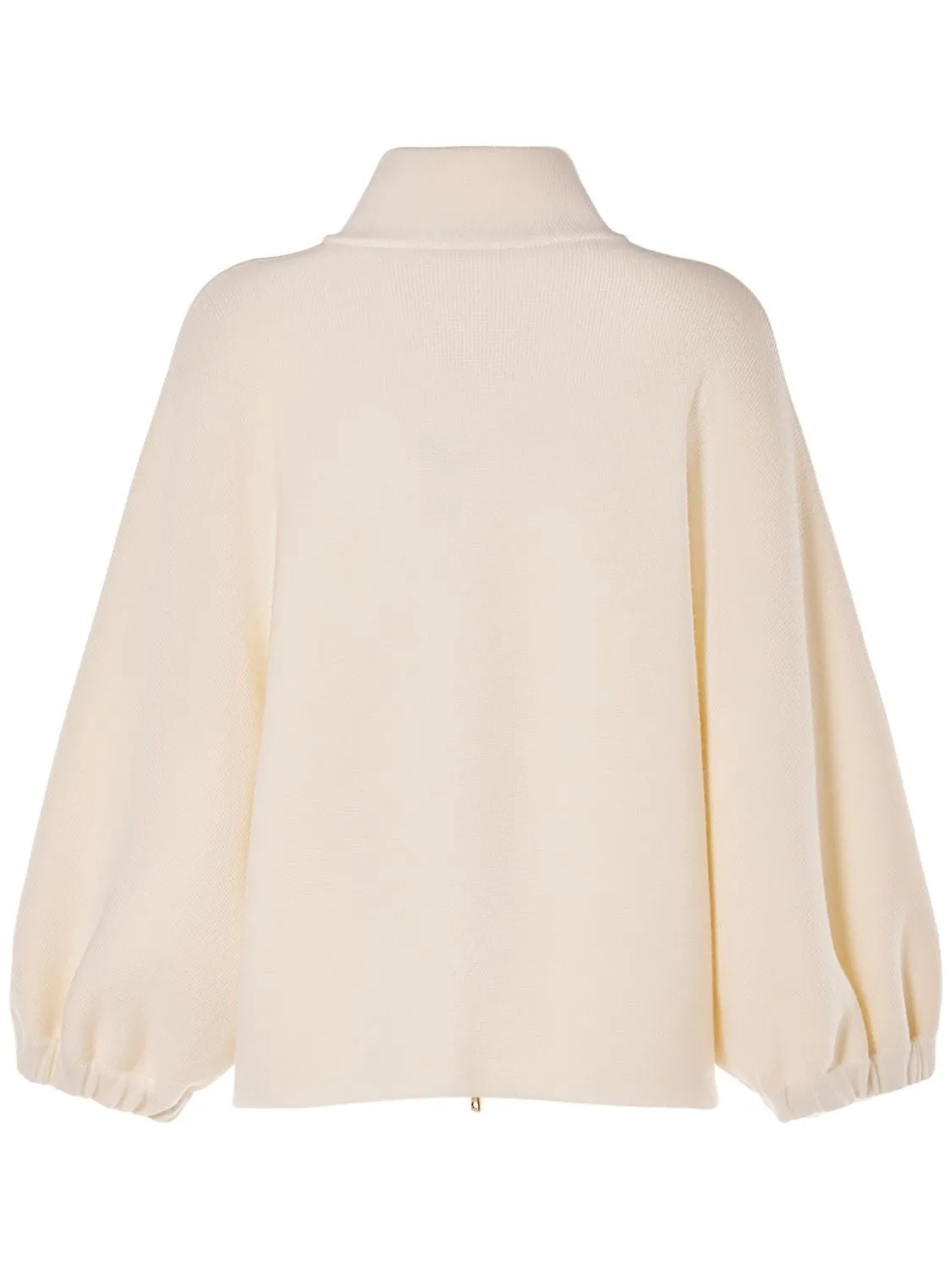 MaxMara  |Wool Long Sleeves Plain Cardigans