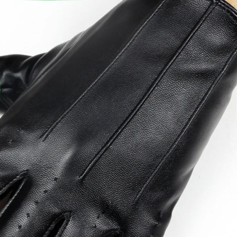 Men's Cool Fashion Non-slip Half-Finger Synthetic Leather Sport Gloves