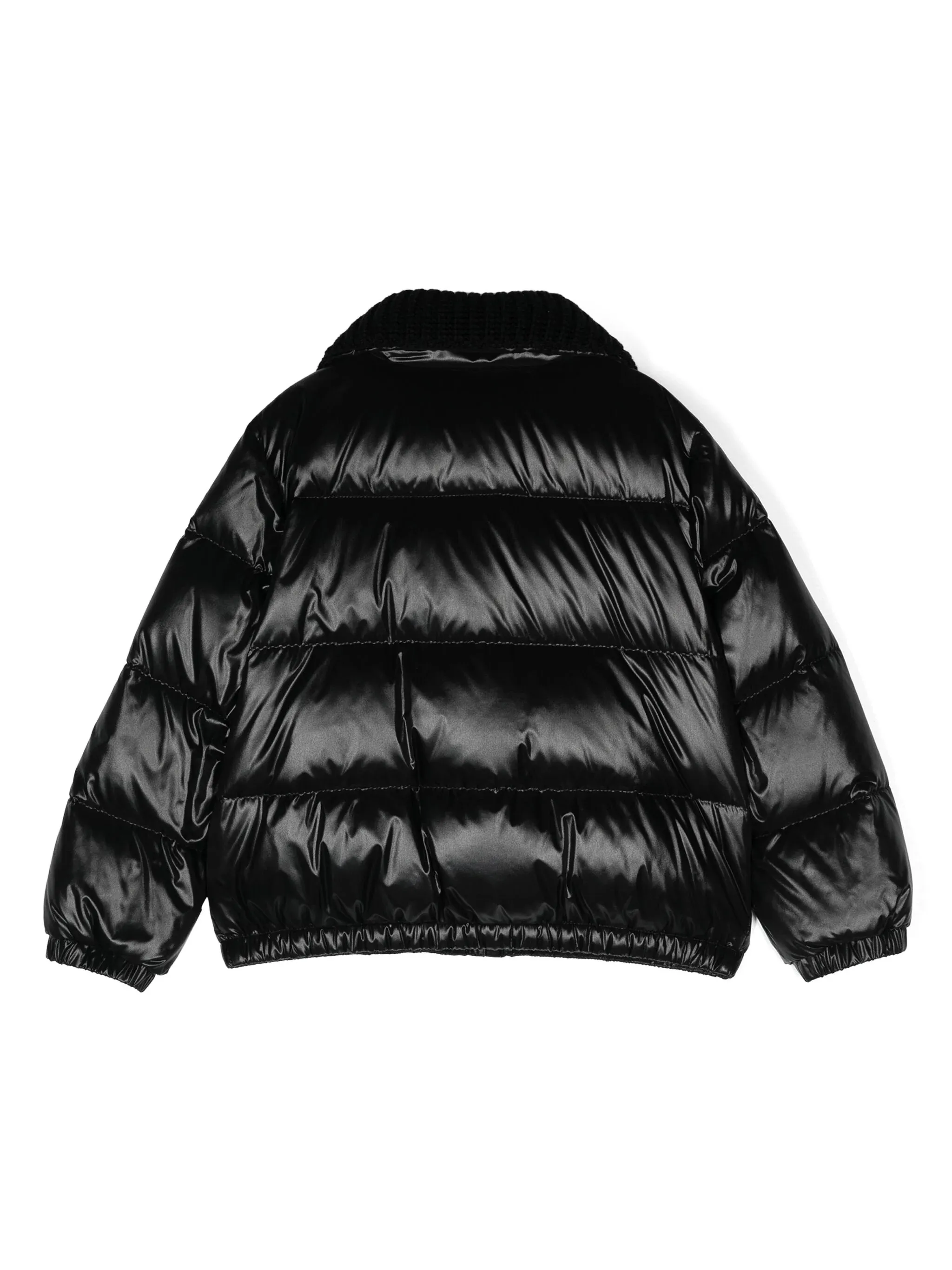 MONCLER ENFANT Black Aigues Down Jacket