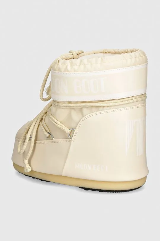 Moon Boot snow boots MB ICON LOW NYLON beige color 80D1409340 L002