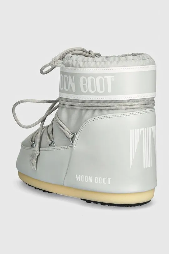 Moon Boot snow boots MB ICON LOW NYLON gray color 80D1409340 H003