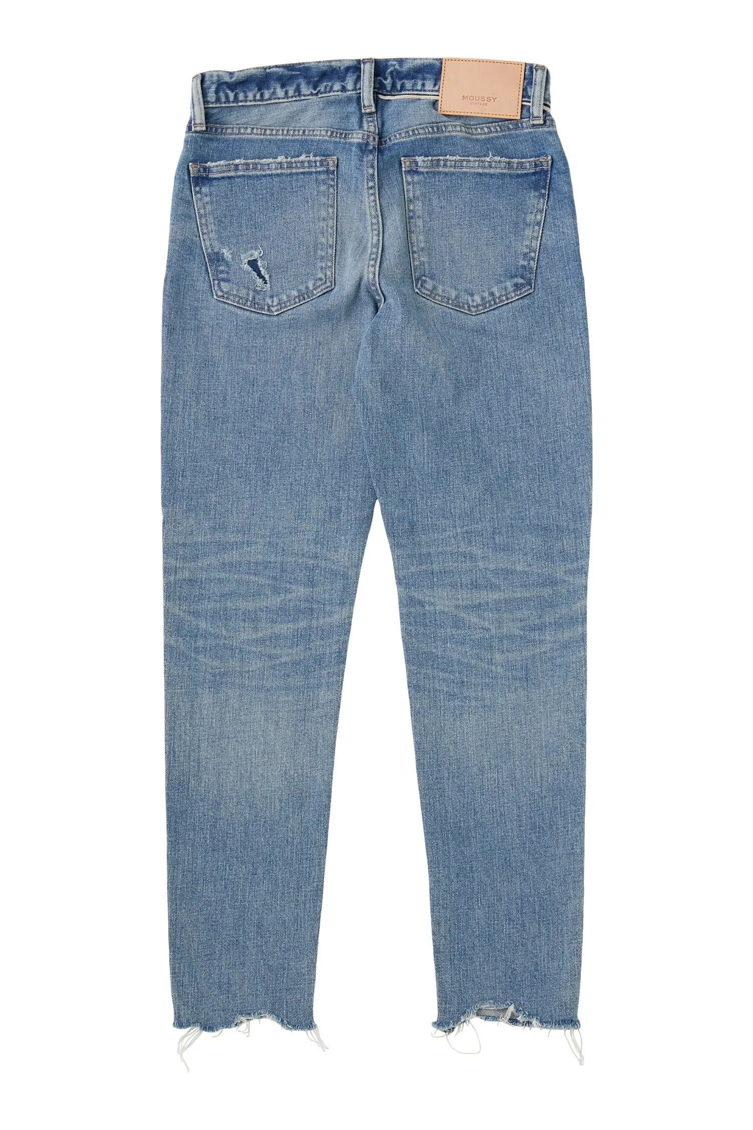 Moussy Denim Depew Skinny Jeans in Light Blue