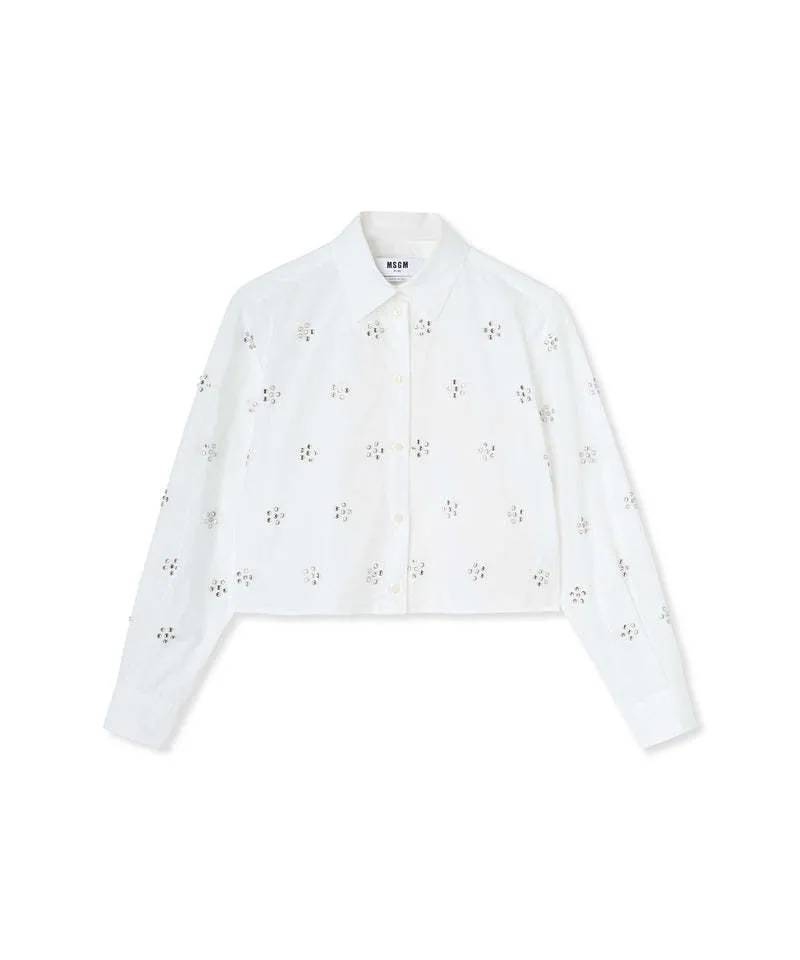 MSGM  |Long Sleeves Cotton Shirts & Blouses