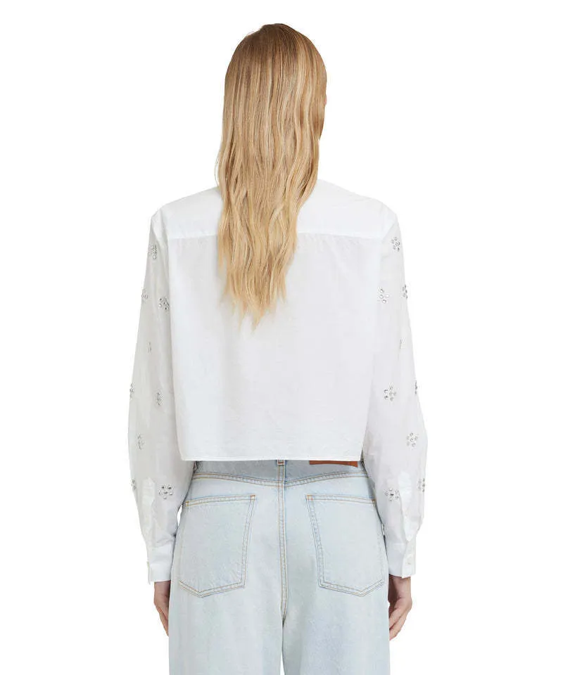 MSGM  |Long Sleeves Cotton Shirts & Blouses