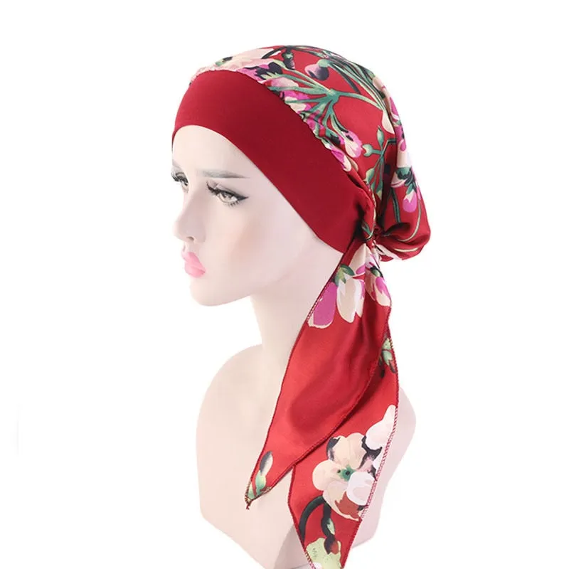 Muslim head scarf turban bonnet ready to wear