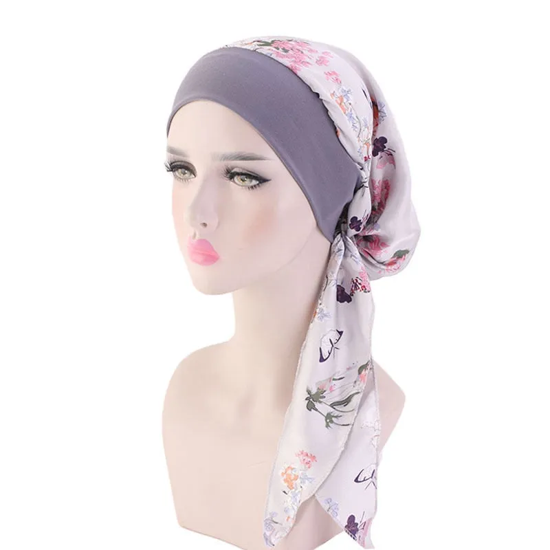 Muslim head scarf turban bonnet ready to wear