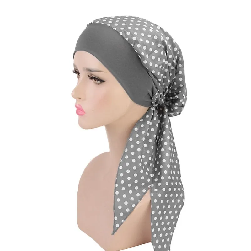 Muslim head scarf turban bonnet ready to wear